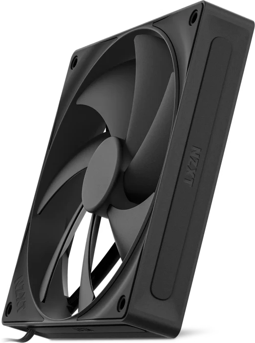 NZXT F Series F140P (2024), Matte Black, schwarz, 140mm