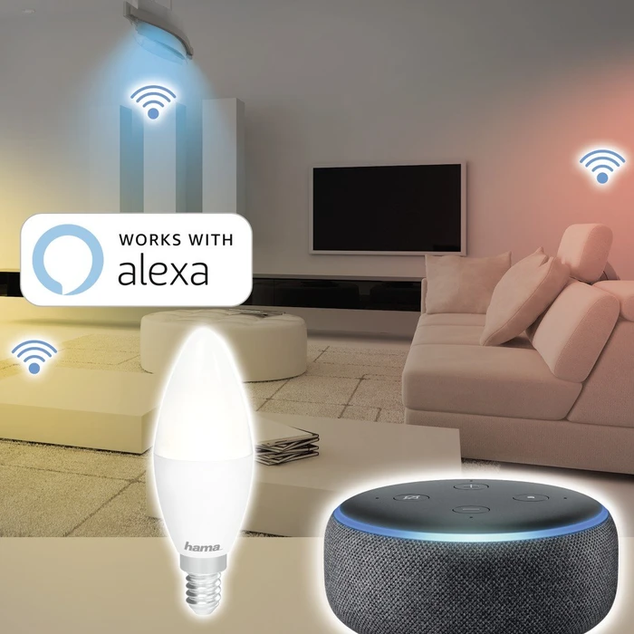 Hama WiFi LED Kerze 4.5W E14