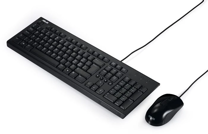 ASUS U2000 Keyboard + Mouse Set, USB, DE