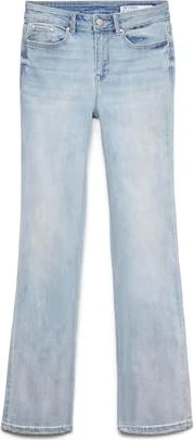 Vero Moda Flash Mid Rise Straight Jeans light blue denim (Damen)
