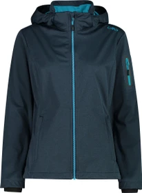 CMP Zip Hood Softshell Funktionsjacke night mel (Damen)
