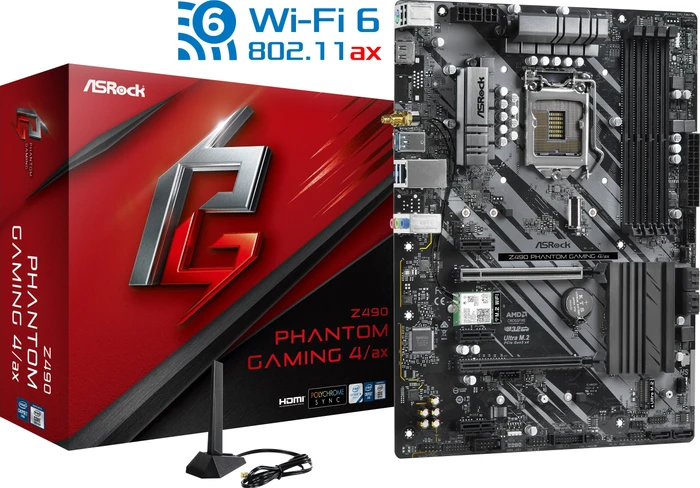 ASRock Z490 Phantom Gaming 4/ax (Intel 1200)