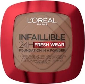 L'Oréal Infaillible 24H Fresh Wear Kompakt Foundation 375 deep amber, 9g