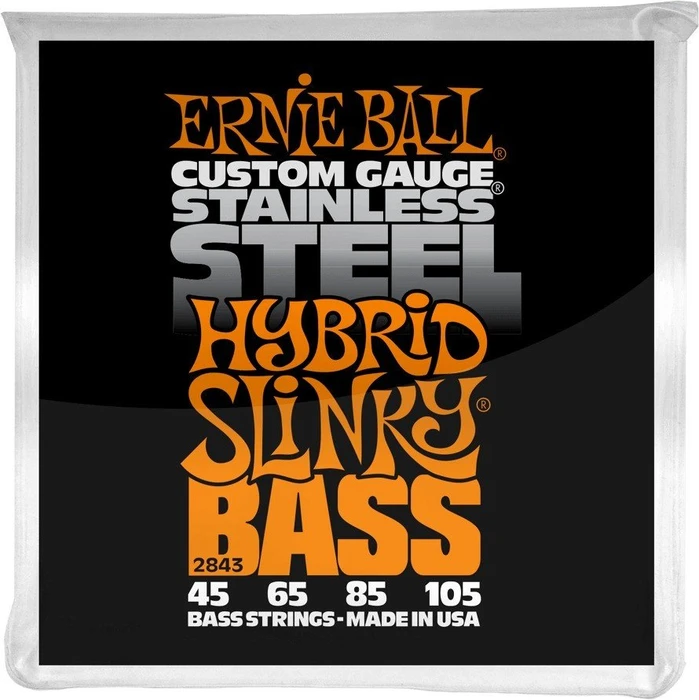 Ernie Ball Stainless Steel Bass Hybrid Slinky