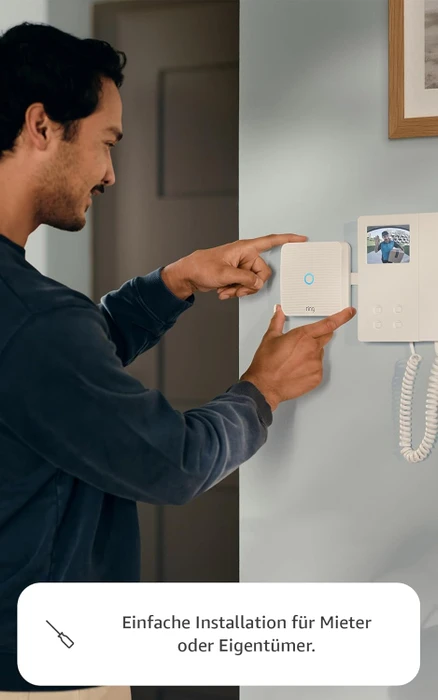 Ring Intercom Video, Smart Türöffner für Gegensprechanlagen mit Video-Streaming