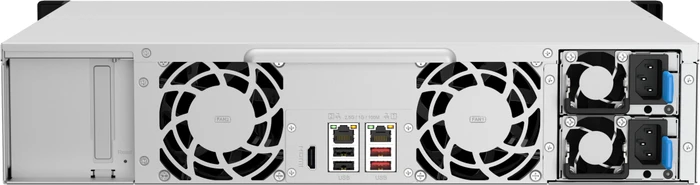 QNAP Turbo Station TS-1264U-RP-8G 96TB, 8GB RAM, 2x RJ-45 2.5GBase-T, 2x USB-A 3.1, 2HE