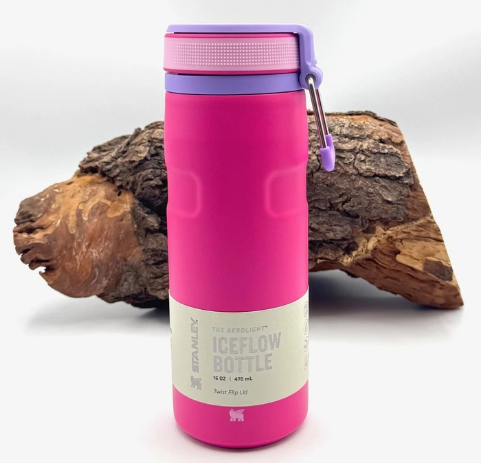 Stanley Iceflow Twist Flip Isolierflasche 470ml violet blossom