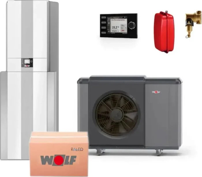 Wolf Luft-/Wasser-Wärmepumpe CHC-07/200-R35, 7kW