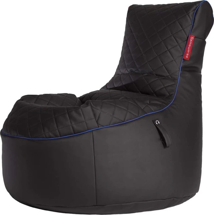 Gamewarez Gaming Sitzsack Classic Arctic Hurricane, schwarz/blau