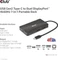 Club 3D 7in1 Portable Dock, USB-C 3.1 [Stecker] Vorschaubild