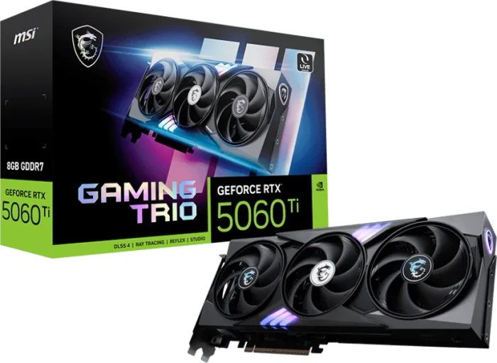 MSI GeForce RTX 5060 Ti 8G Gaming Trio, G506T-8GT, 8GB GDDR7, HDMI, 3x DP