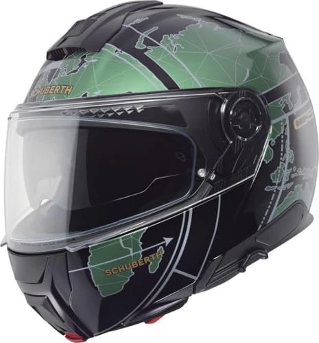 Schuberth C5 Globe matt schwarz/grün