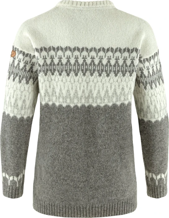 Fjällräven Övik Path Strickpullover grey/chalk white (Damen)