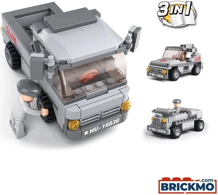 Sluban Army Truppentransporter 3-in-1