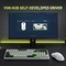 VGN Dragonfly F1 MOBA Wireless Gaming Maus, weiß, USB Vorschaubild