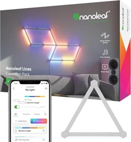 nanoleaf Lines 60 Degrees LED Lichtleiste Erweiterung 2W, 3 Stück