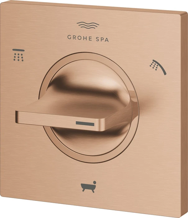 Grohe Allure 3-Wege Umstellung warm sunset gebürstet