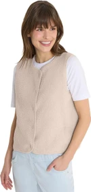 CECIL Teddy Rundhals Weste teddy vanilla white (Damen)