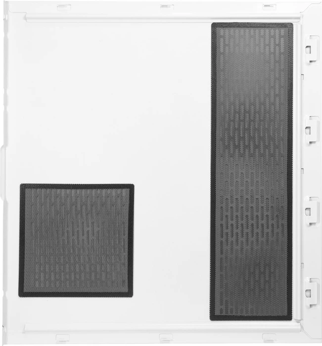 Inter-Tech C-701 Panorama White, weiß, Glasfenster