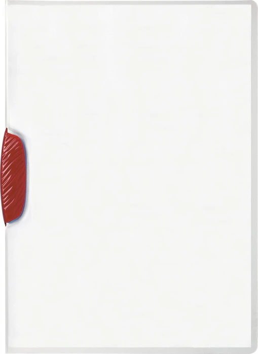 Durable Swingclip Klemmmappe, A4, rot/transparent