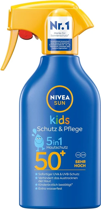Nivea Sun Kids Schutz & Pflege Sonnenspray LSF50+, 250ml