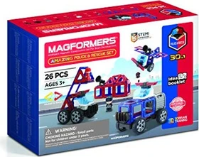 Magformers Amazing Police & Rescue Set