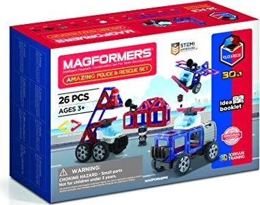 Magformers Amazing Police & Rescue Set