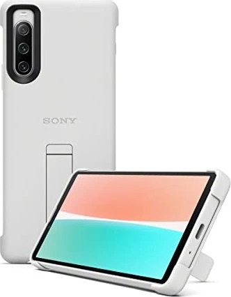 Sony Stilvolle Hülle mit Standfuß für Xperia 10 IV weiß