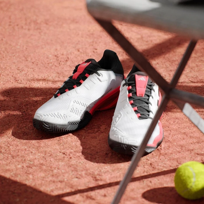 adidas Barricade 13 cloud white/core black/lucid red (Herren)