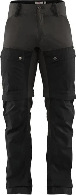 Fjällräven Keb Gaiter Zip-Off Hose lang black/stone grey (Herren)