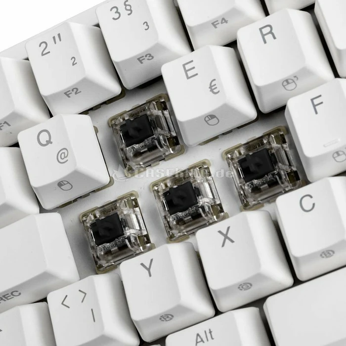 Ducky One 2 Mini RGB PBT, LEDs RGB, weiß, MX SPEED RGB Silver, USB, DE