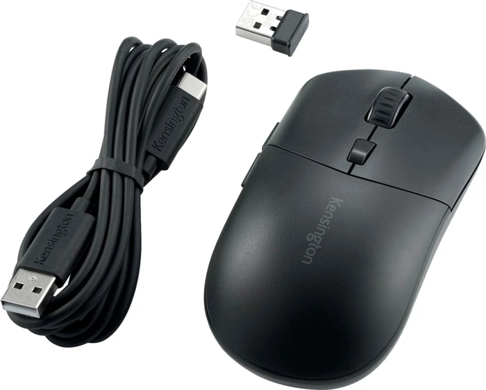 Kensington MY430 EQ Wireless Rechargeable Mouse, schwarz, USB/Bluetooth