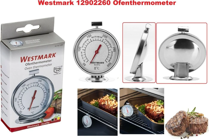 Westmark Grill-/Ofen-Thermometer analog silber