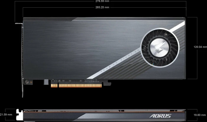 GIGABYTE AORUS Gen4 AIC SSD 8TB, Add-In Card / PCIe 4.0 x16