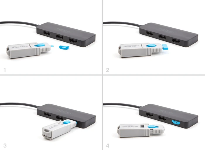 DeLOCK HDMI Portblocker, 10er-Pack