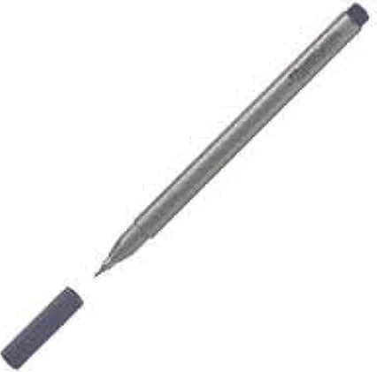 Faber-Castell Grip Finepen Faserschreiber 0.4mm grau
