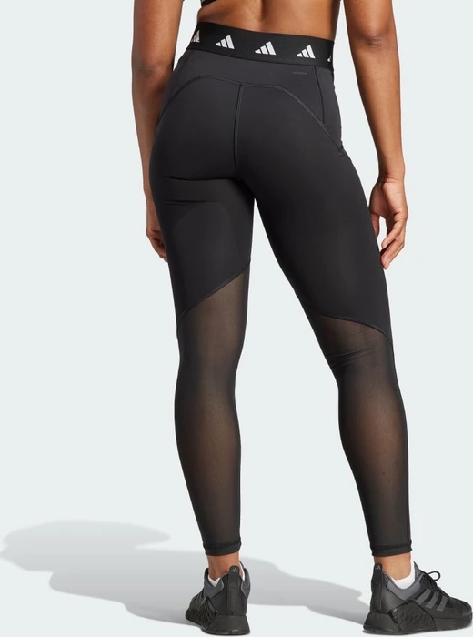 adidas TECHFIT Stash Pocket Full-Length Hose lang black/white (Damen)