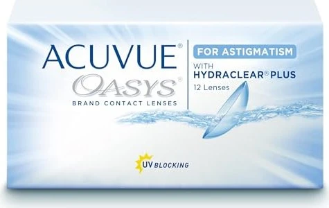 Johnson & Johnson Acuvue Oasys for Astigmatism, +6.00 Dioptrien, 12 Stück