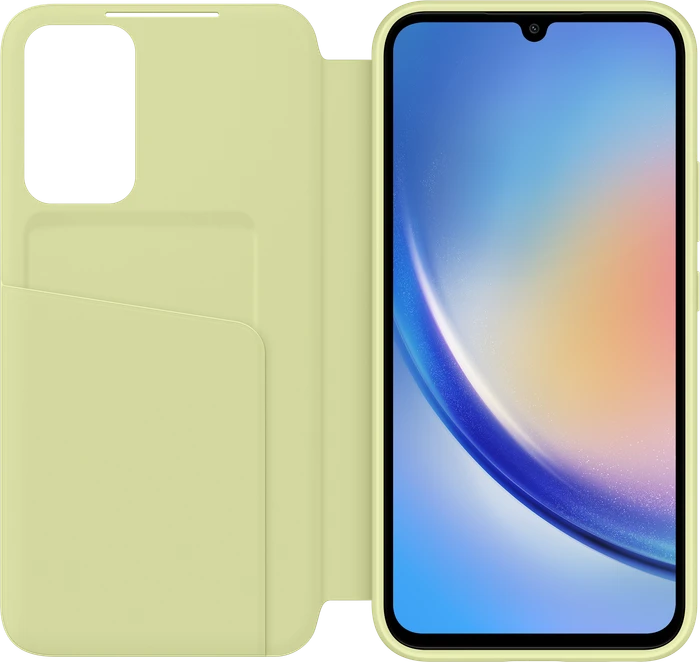 Samsung Smart View Wallet Case für Galaxy A34 5G Lime