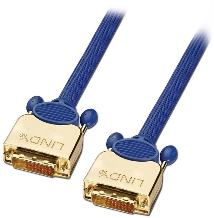 Lindy DVI-D Premium Gold Dual Link DVI-D Kabel 2m
