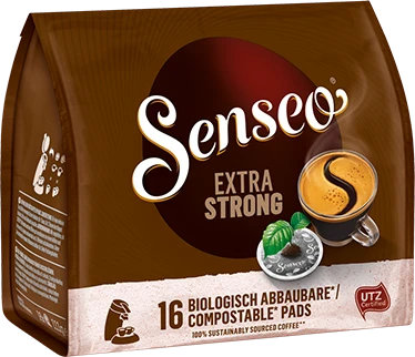 Douwe Egberts Senseo Extra Strong Kaffeepads, 16 Stück