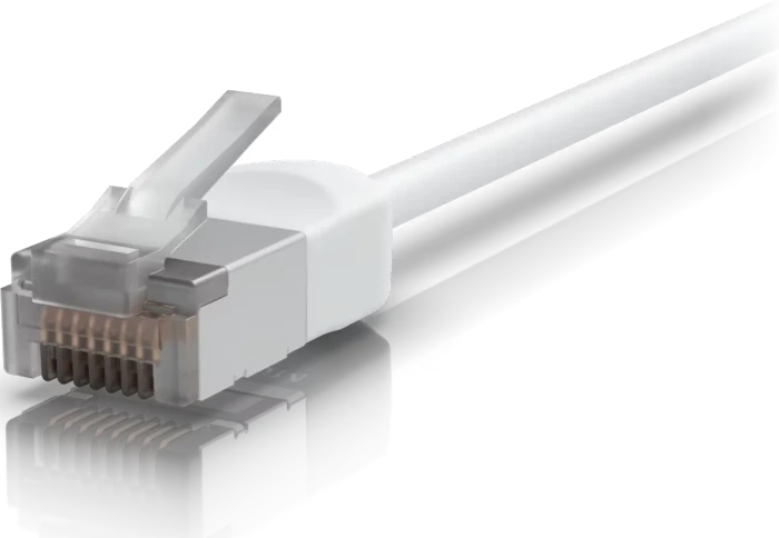 Ubiquiti UniFi Premium Patchkabel Outdoor, Cat6a, RJ-45/RJ-45, 12m, weiß