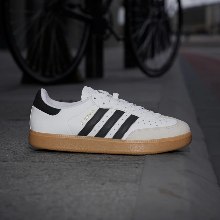 adidas Velosamba Leather cloud white/core black/gold metallic
