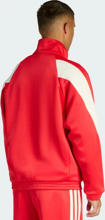 adidas Stadium Trainingsjacke pure ruby/off white/crystal linen (Herren)