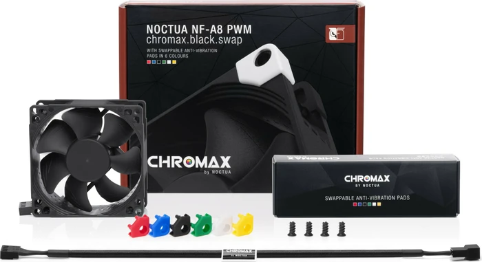 Noctua NF-A8 PWM chromax.black.swap, 80mm