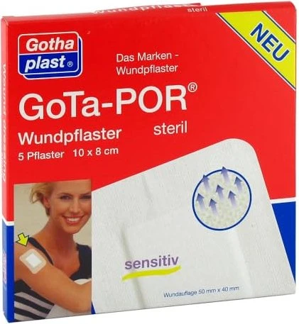 Gothaplast GoTa-POR steril, 8 x 10cm, 5 Stück