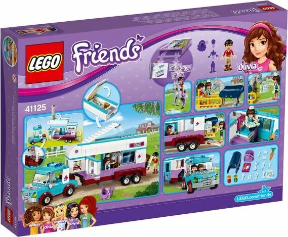 LEGO Friends - Pferdeanhänger und Tierärztin