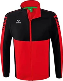 Erima Six Wings mit abnehmbaren Ärmeln Trainingsjacke rot/schwarz (Herren)