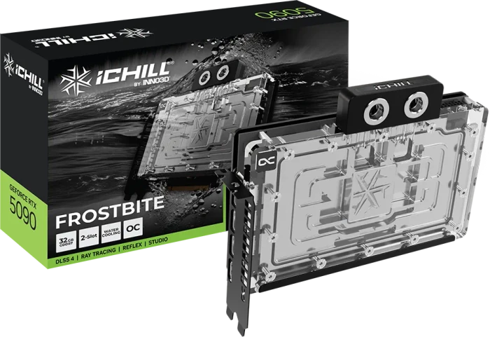 INNO3D GeForce RTX 5090 iCHILL Frostbite, 32GB GDDR7, HDMI, 3x DP
