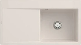Villeroy & Boch Subway Style 50 flat Einbau Becken rechts crema
